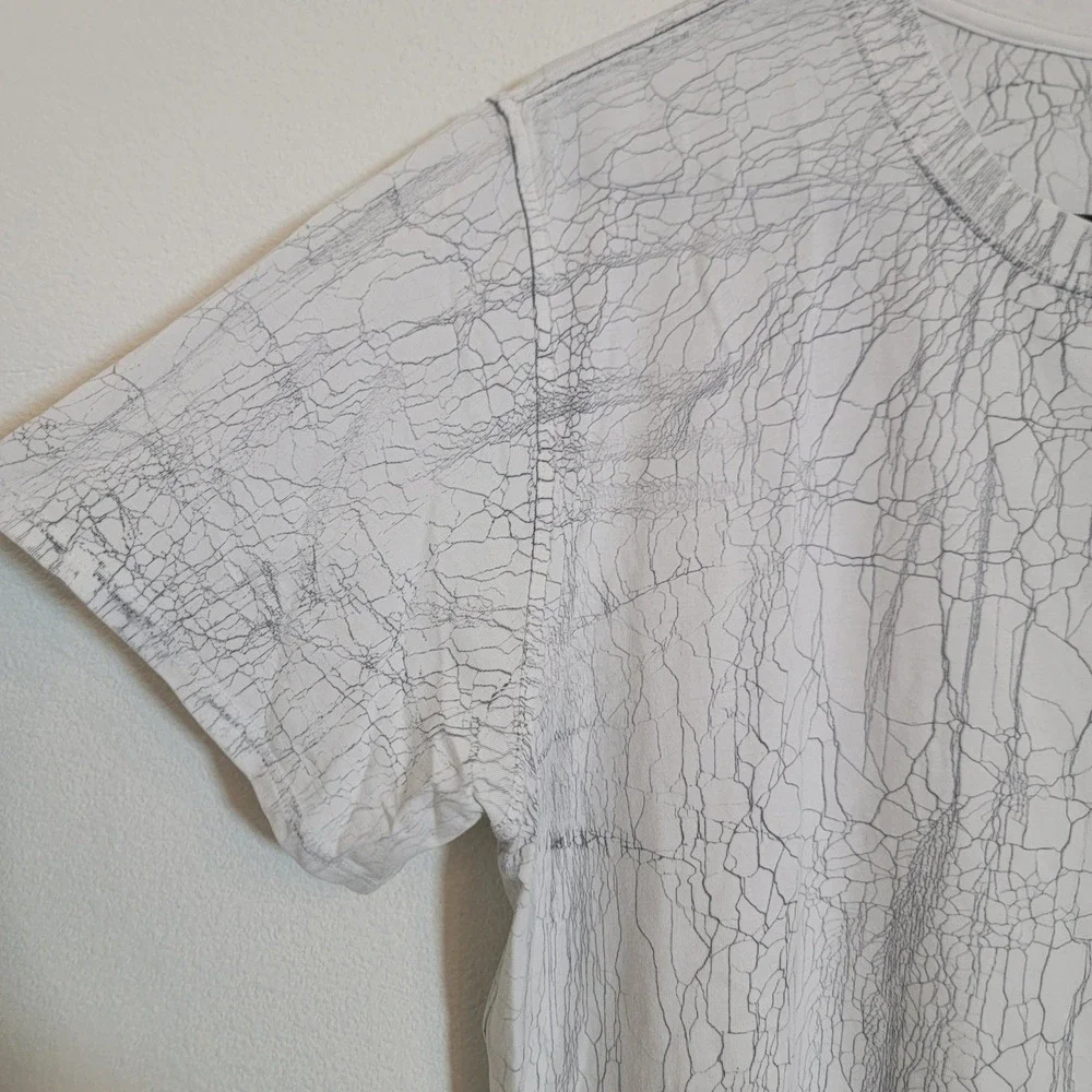 Lululemon All Yours Short Sleeve T-Shirt Vitasea Thread Dye White Black Gym Yoga
